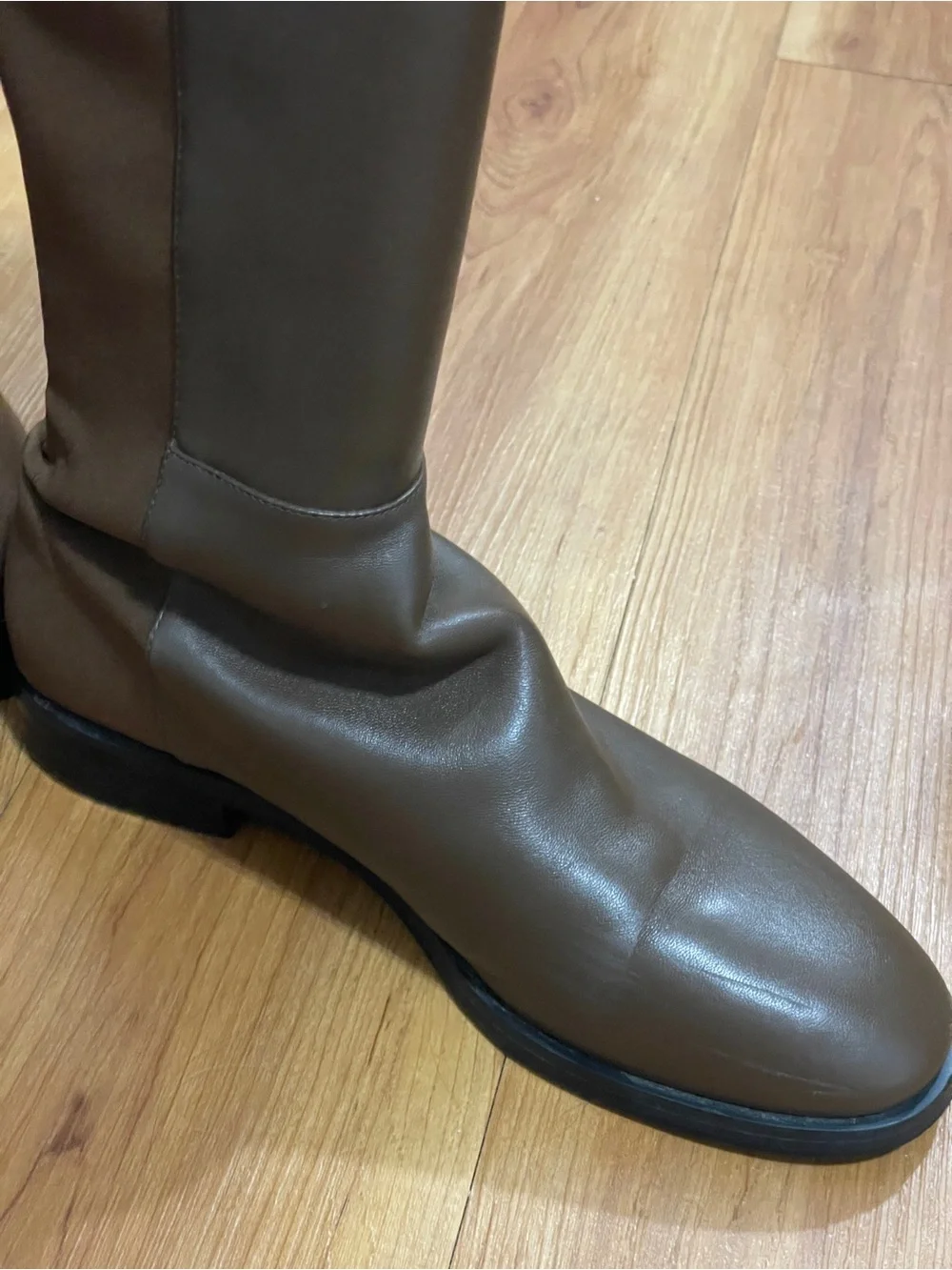 Stuart Weitzman Tall Brown Leather Over-the-Knee Boots